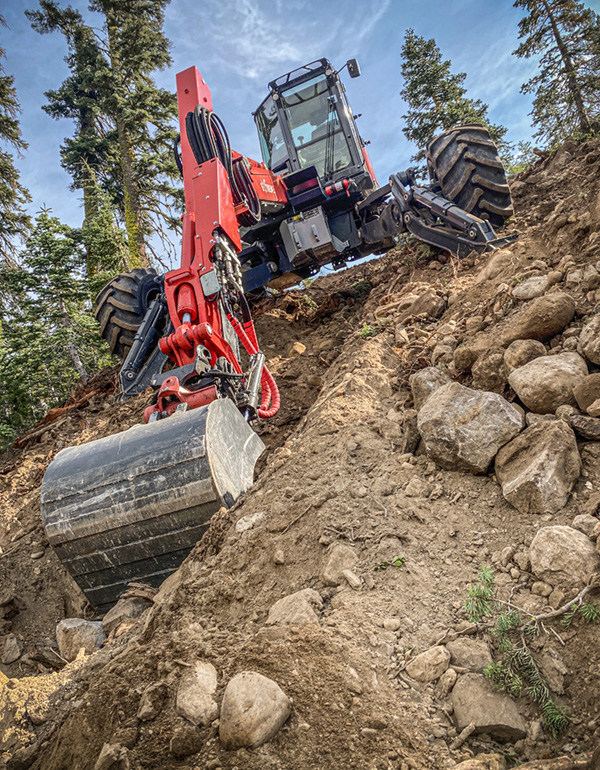 Hiring us for professional spider excavator work of any type is always a win